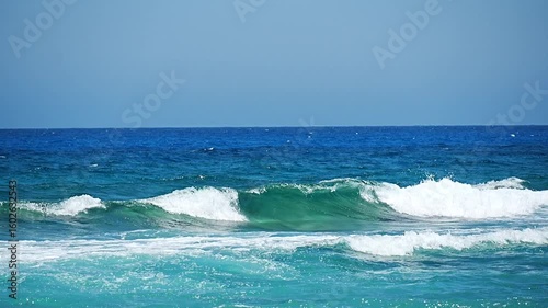 surfing on the sea