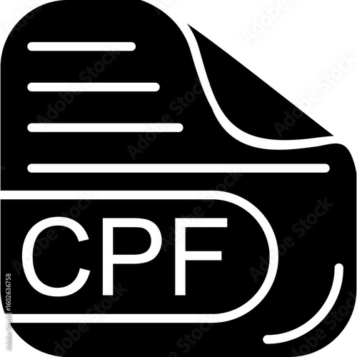 CPF File Solid Icon
