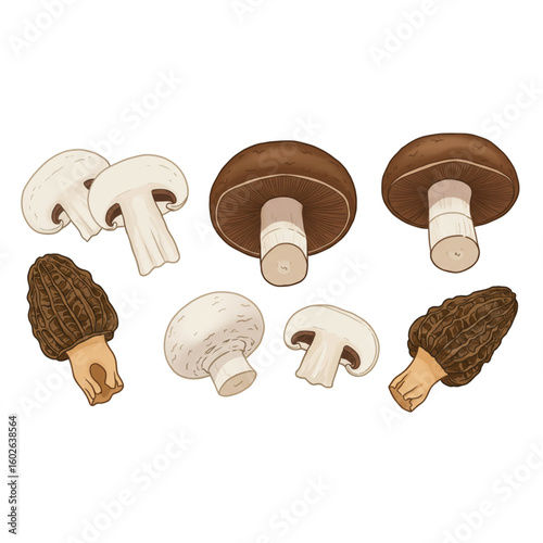 Fresh, wholesome mushrooms ready for culinary inspiration and healthy eating
