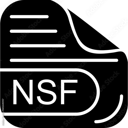 NSF File Solid Icon