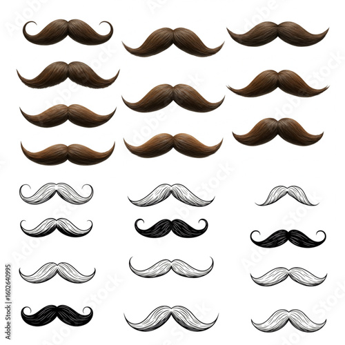 Discover dapper styles with these realistic, diverse mustache designs for any look