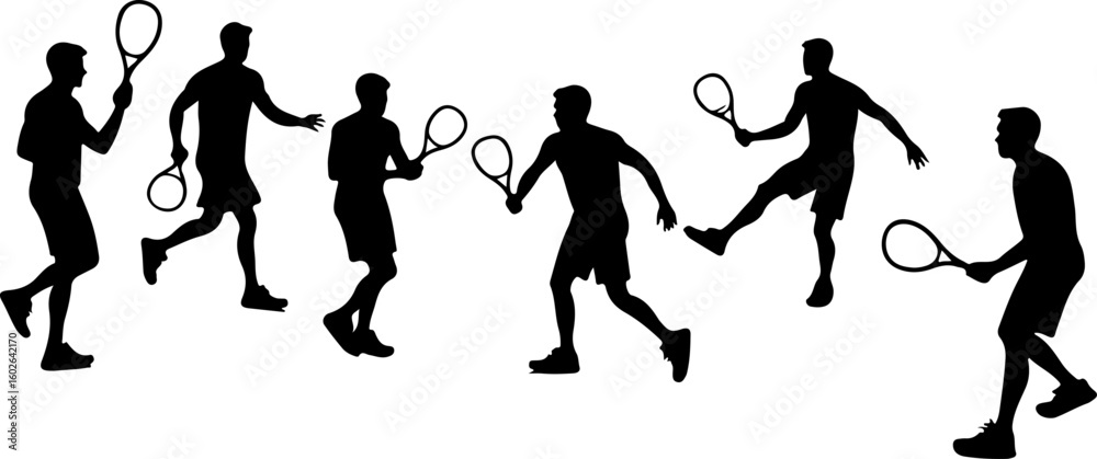 custom made wallpaper toronto digitalTennis, players vector bundle