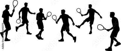Wallpaper Mural Tennis, players vector bundle Torontodigital.ca