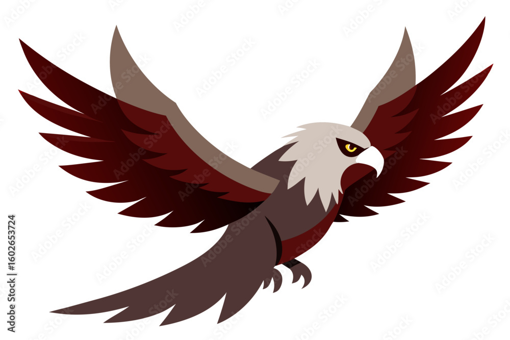 Obraz premium eagle in red