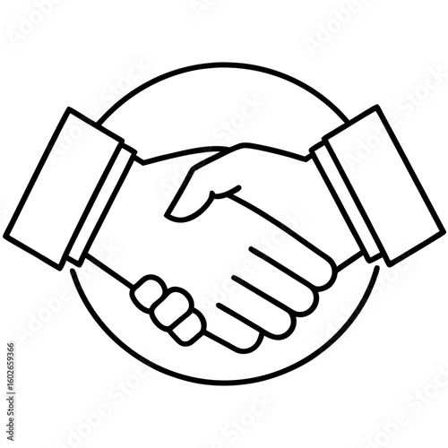 Corporate Handshake Icon