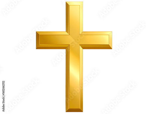 Elegant gold cross png dynamic sacred symbol png artistic classic religious design