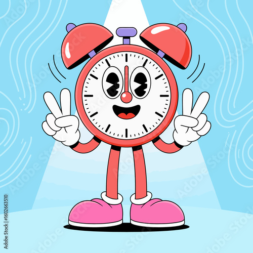 Dancing Alarm Clock Character