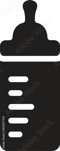 A baby feeder icon set vector silhouette,feeder