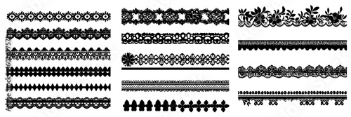 A scalloped edge collection is presented as a clipart image on a white background