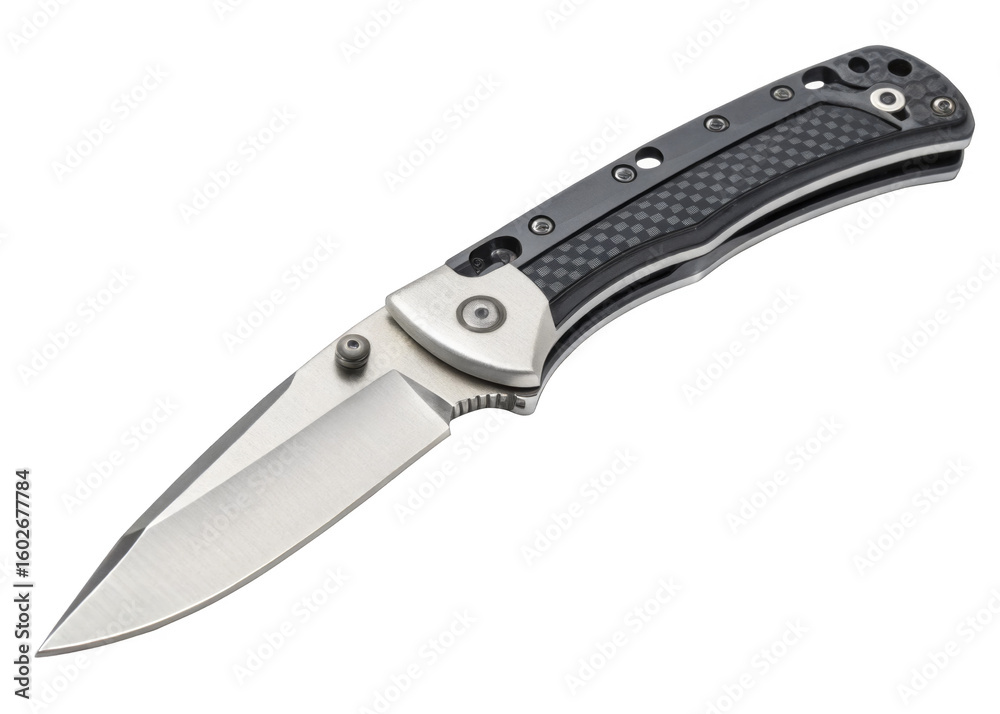 Obraz premium pocket knife isolated on a transparent background. 