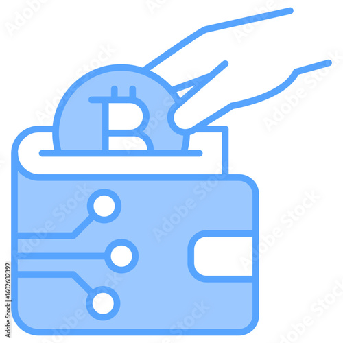 Cryptocurrency Outline Icon