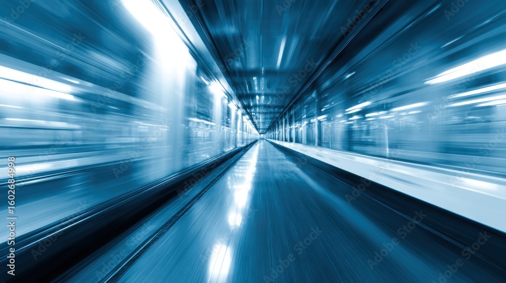 Moving through a tunnel Moving through a tunnel