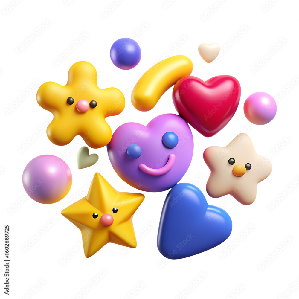 Obraz premium heart shaped candles