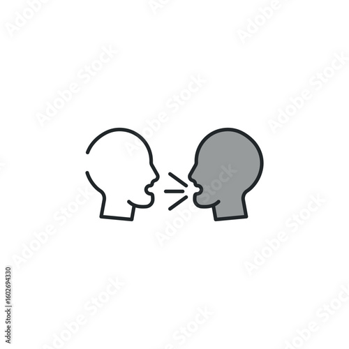 airborne infection icon design with white background stock illustration
