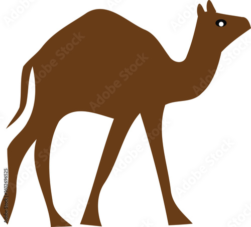 Desert Animal Camel Silhouette Icon