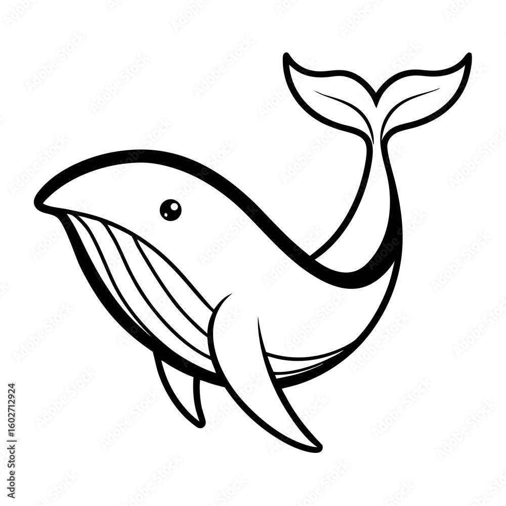 Fototapeta premium vector illustration of a fish