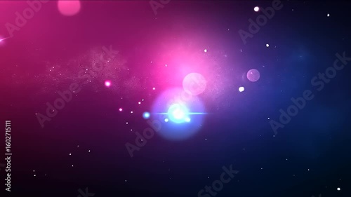 Abstract colorful space background with sparkles