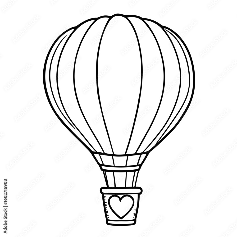 Obraz premium Colorful hot air balloons gracefully fly across the sky, offering a symbol of adventure and freedom in a vibrant illustration