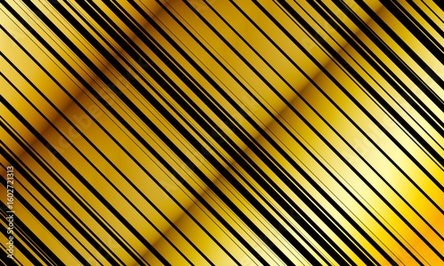 Abstract diagonal line pattern. gold line stripes. bar code pattern. yellow metal texture background.