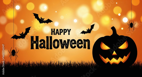 happy halloween background with pumpkin halloween very scary pumpkins dark scary night halloween background