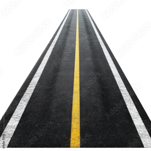 Wallpaper Mural A road marking isolated on transparent background Torontodigital.ca