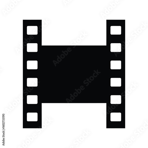 Film Strip Play Button Movie Video Media Entertainment Icon