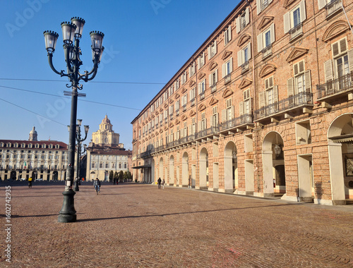 in Turin's Piazza Castello in addition to the well-known castle, there are Palazzo Madama, the Royal Palace and the Royal Church of San Lorenzo, the Prefecture.