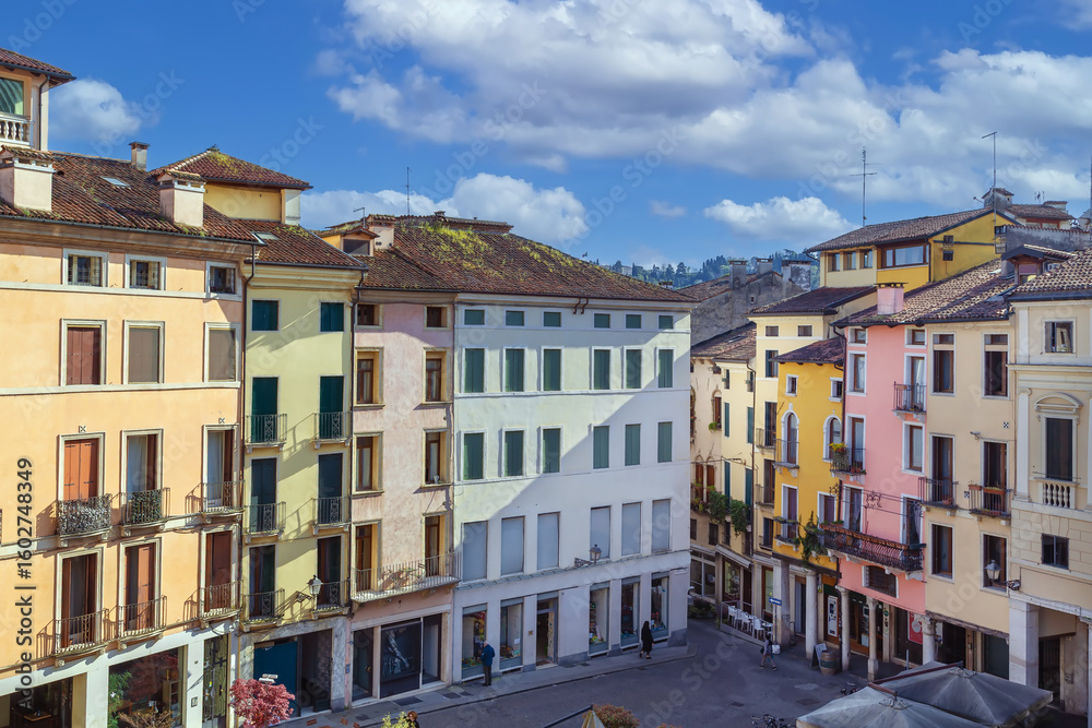 Fototapeta premium Square in Vicenza, Italy