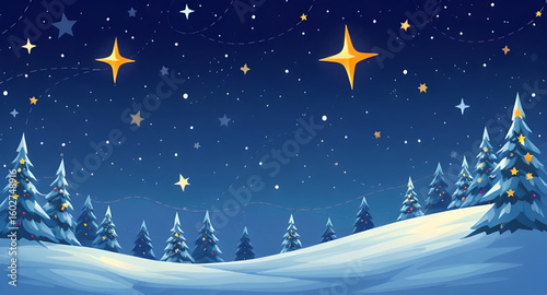 Christmas lights night, winter wonderland night, holiday night wallpaper, starry Christmas sky, Christmas moon background, Santa sleigh night, snowy village Christmas, Christmas house lights, winter s
