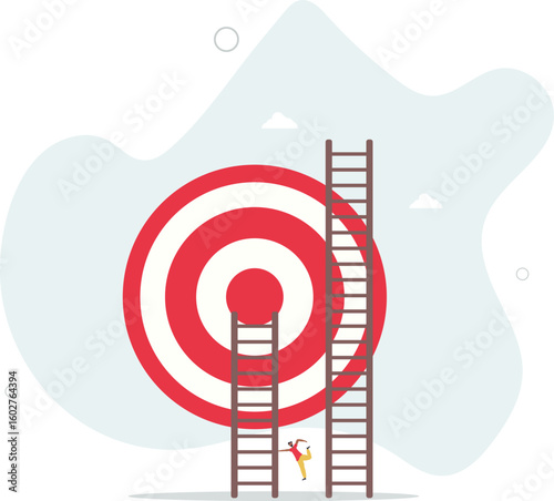 Focus on short term goal to achieve long term success, business strategy or planning,human life.