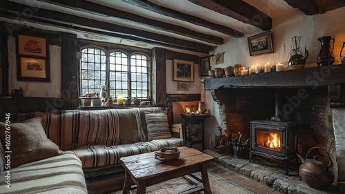 Wallpaper Mural tudor cottage interior in stratford-upon-avon video Torontodigital.ca