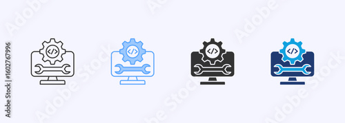 Chaos Engineering Icon Set Multiple Style Collection