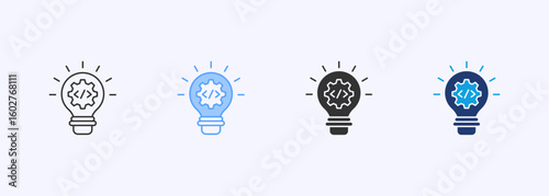 Smart Solution Icon Set Multiple Style Collection