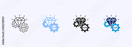 Value Icon Set Multiple Style Collection