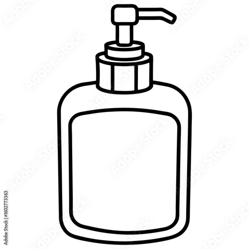 Clean Design Soap Bottle Icon