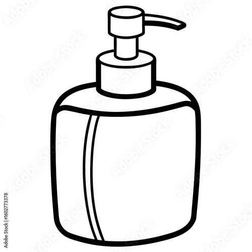 Clean Design Soap Bottle Icon