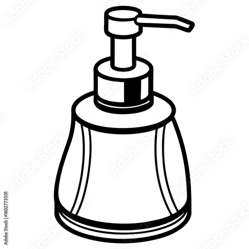 Clean Design Soap Bottle Icon