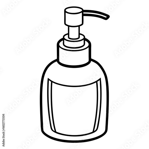 Clean Design Soap Bottle Icon