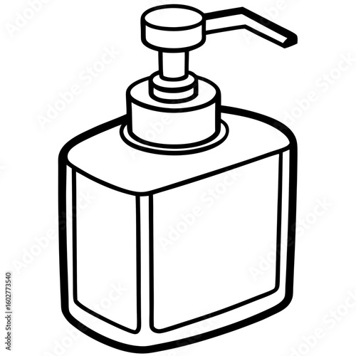 Clean Design Soap Bottle Icon