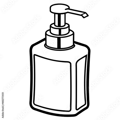 Clean Design Soap Bottle Icon