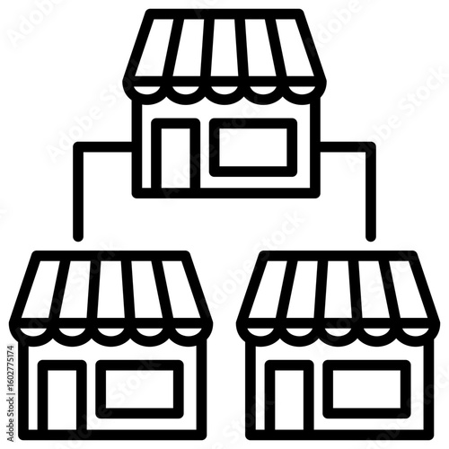Franchise Line Icon