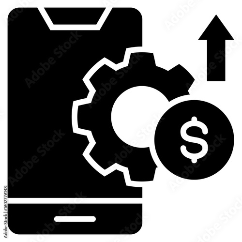 Monetization Glyph Icon