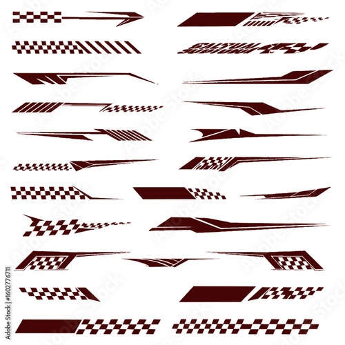 Racing Stripe Vector Set | Car Decals, Motorsport Graphics & Vinyl-Ready Designs