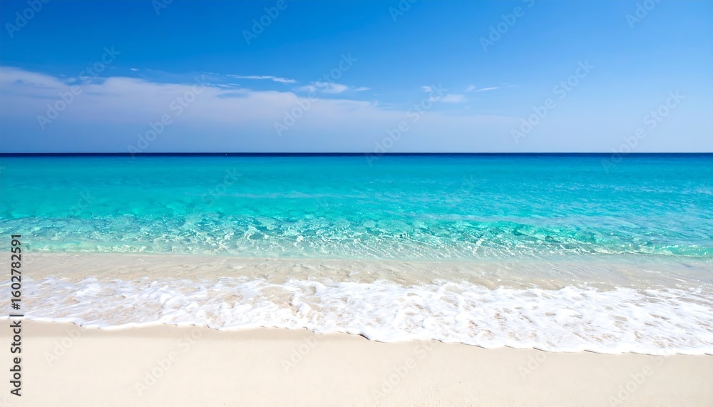 Fototapeta premium Tranquil beach scene