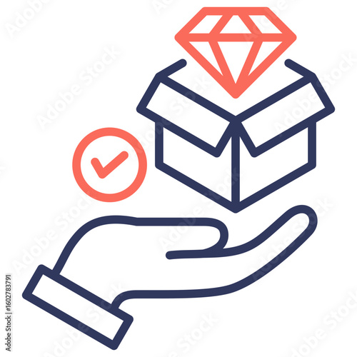 Value Proposition Dual Tone Icon