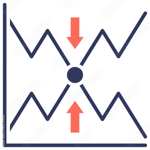 Break Even Point Mixed Icon