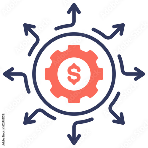 Diversification Mixed Icon
