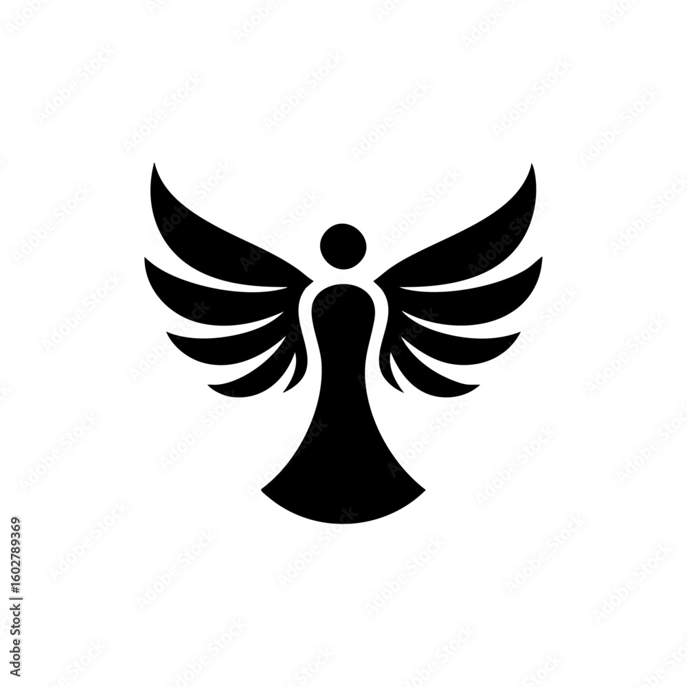 Fototapeta premium Angel with wings