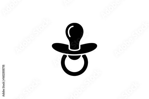 Baby Pacifier Silhouette infant nipple