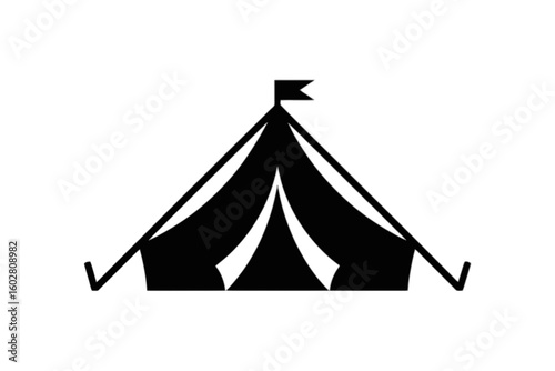 Circus Tent Silhouette camping outdoor